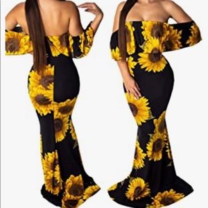 New sunflower dress